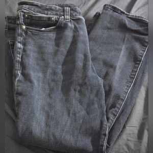 Express Men's Dark Blue Straight Jeans